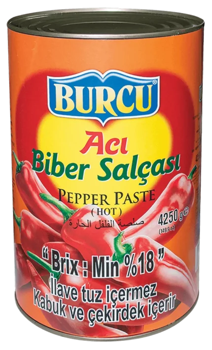 Burcu Acı Biber Salçası 4,25 kg